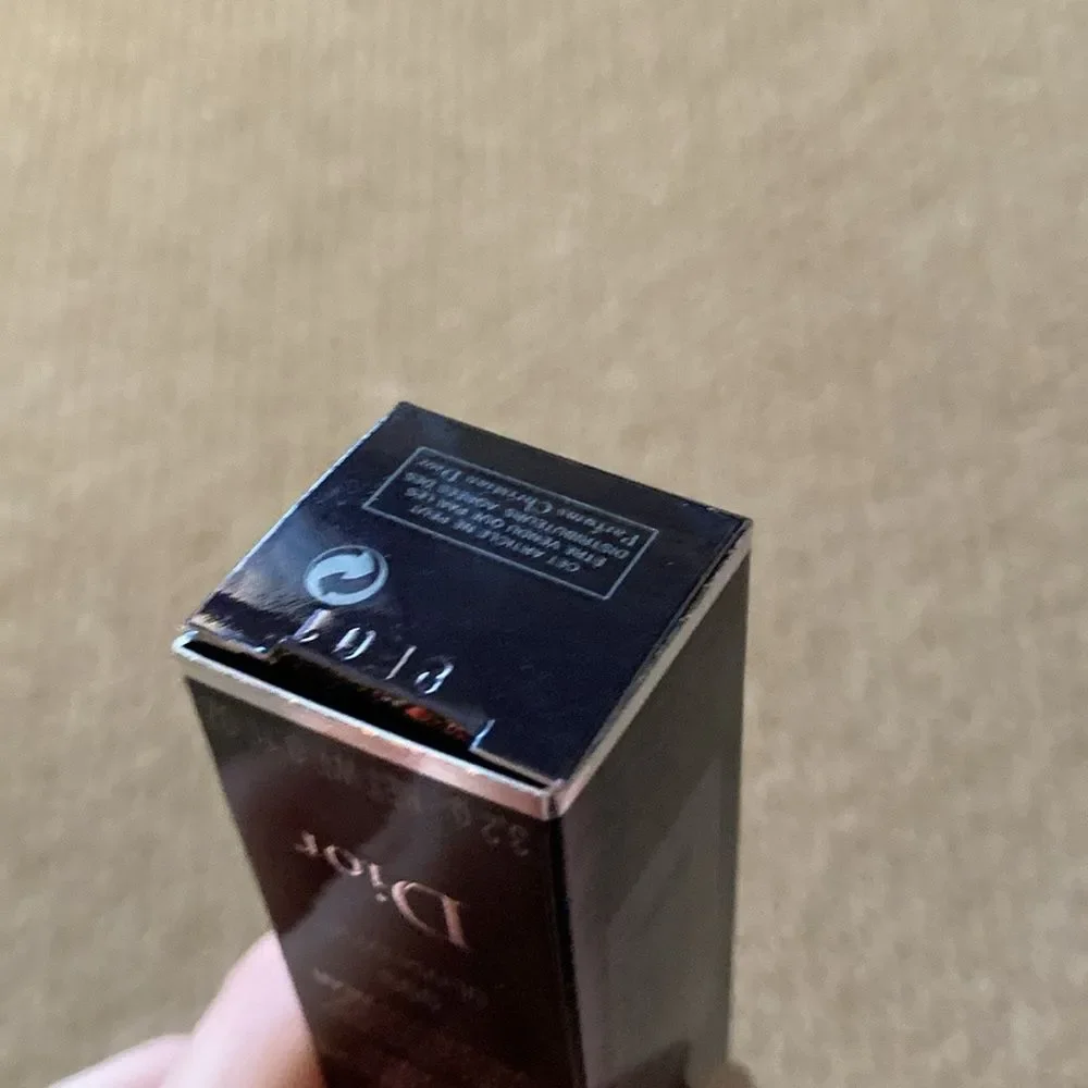 Dior Rouge Ultra Dior 999 Lipstick Luxe Bright Red Like New with Box Swatched